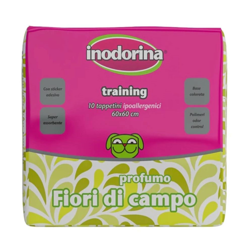اينودورينا مفارش تدريب كلاب معطرة رائحة زهرة البرية 60*90 سم 10 قطع