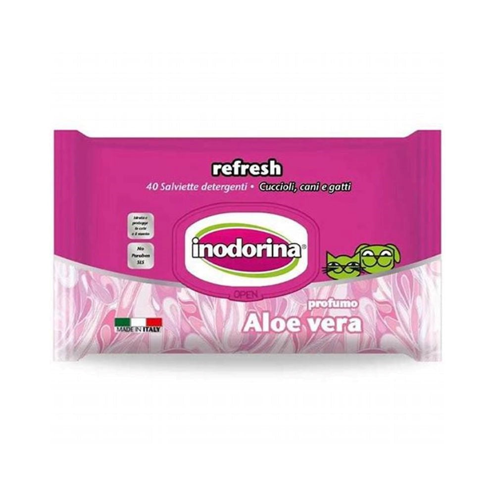 اينودورينا مناديل ريفريش عطر الصبار 40 منديل 20*30 سم