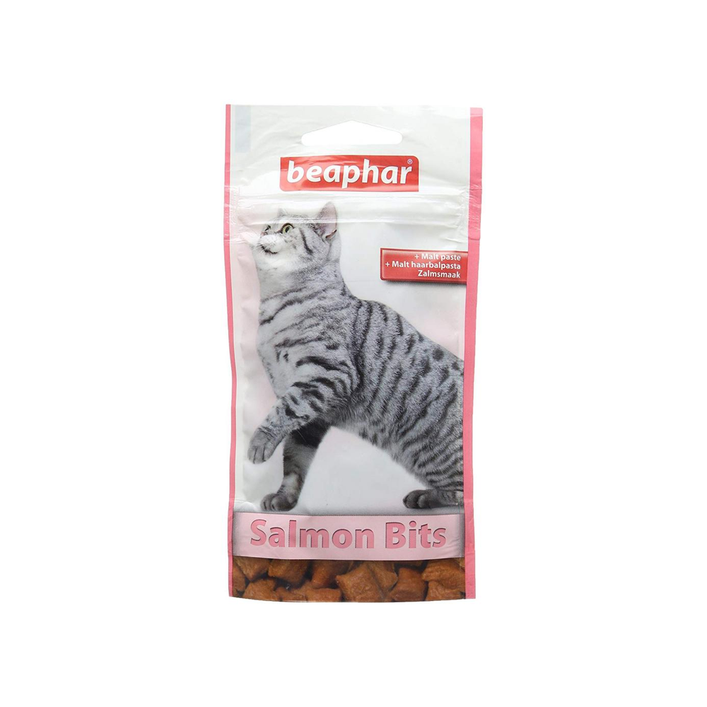 بيفار حبوب الشعير مع السالمون للقطط 35غ
