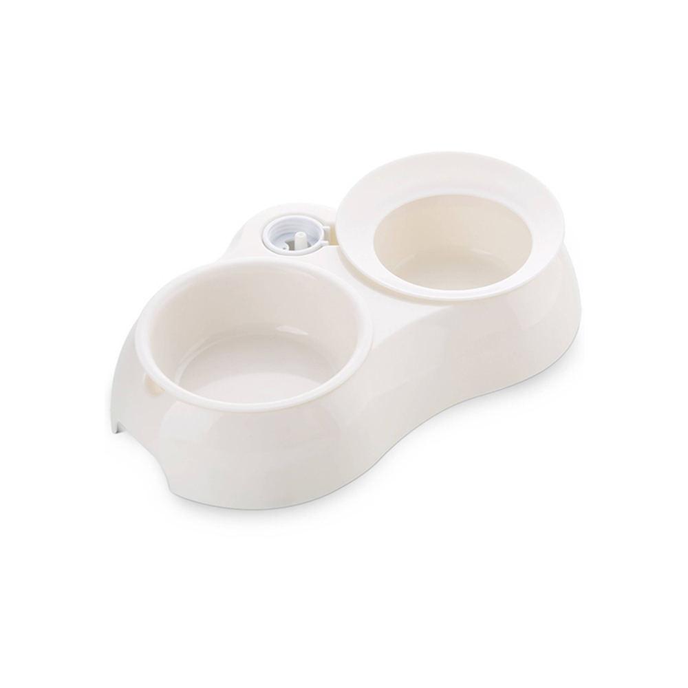 كات ايديا صحن مزدوج بلاستك الوان متعددة