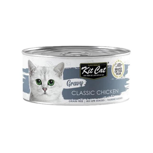 كت كات جرايفي معلبات دجاج الكلاسيكي بالمرق 70غ