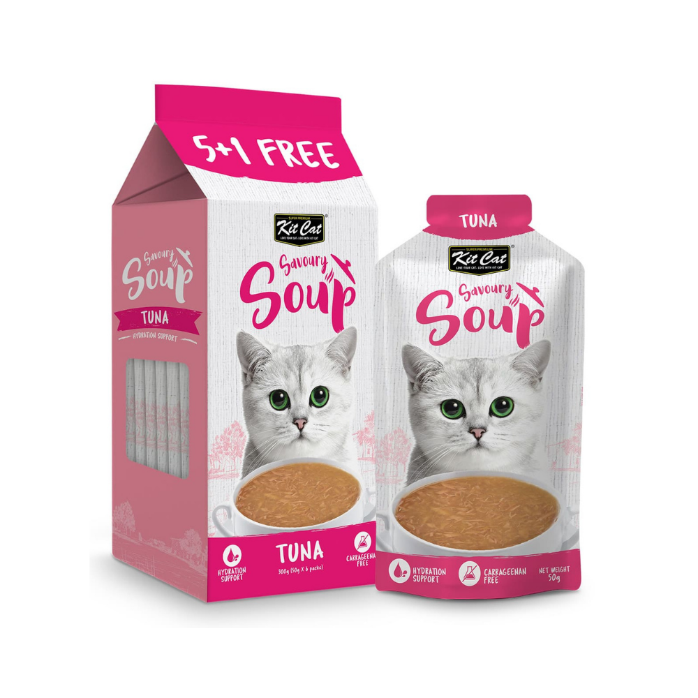 كت كات اظرف حساء للقطط (5+1 × 50مل)