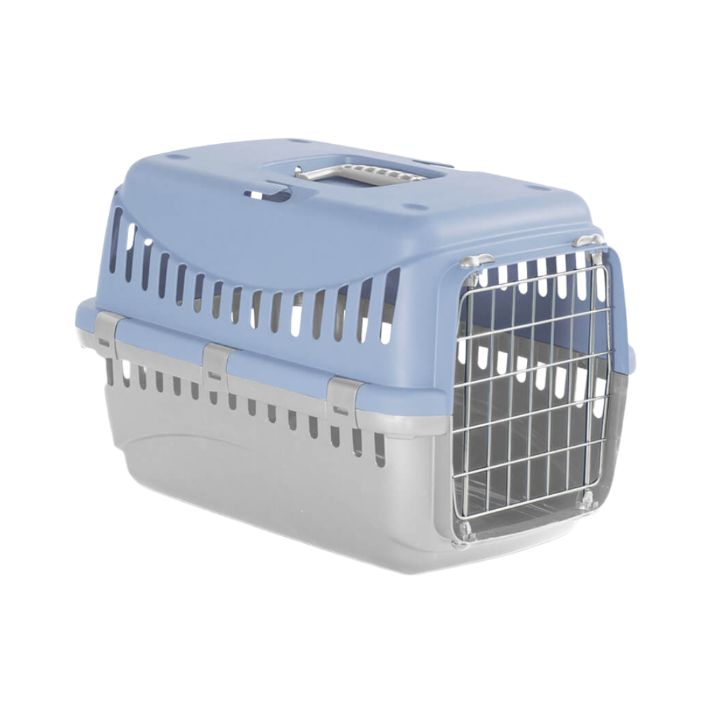 إم بي برغامو حامل تنقل باب معدني رمادي