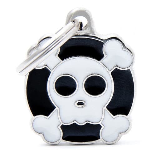 قلادة المونيوم على شكل جمجمة