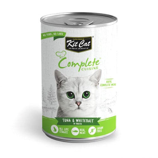 كت كات الوجبة المتكاملة طعام رطب للقطط بنكهة التونة وصغار السمك بالمرق 150غ