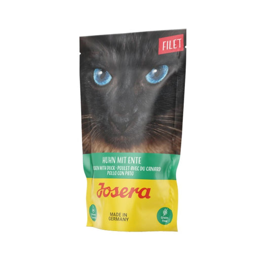 جوسيرا طعام رطب للقطط البالغة بنكهة فيليه الدجاج والبط 70غ