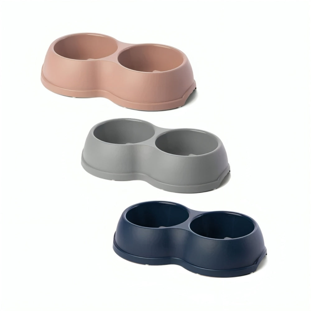 إم بي إس صحن مزدوج الوان متعددة 0.5 لتر