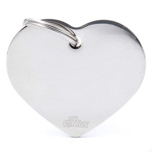 قلادة كروم على شكل قلب